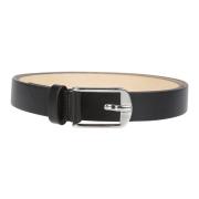 Klassieke Gesp Leren Riem Dsquared2 , Black , Heren