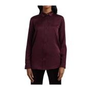 Lauren Overhemden Bordeaux Ralph Lauren , Red , Dames