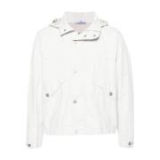 Witte Jassen voor Mannen Stone Island , White , Heren