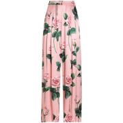 Roze Stijlvolle Broek Dolce & Gabbana , Multicolor , Dames