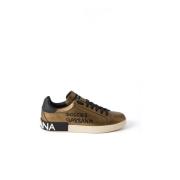 Heren Sneakers Dolce & Gabbana , Brown , Heren