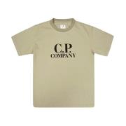 Casual Katoenen T-shirt C.p. Company , Beige , Heren