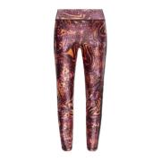 Leggings met dierenprint Versace Jeans Couture , Multicolor , Dames