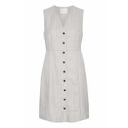 Elegante Kakaysa Jurk in Grijs Kaffe , Gray , Dames