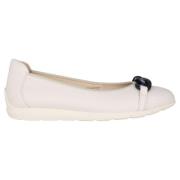 Off White Ballerina Pump voor dames ara , Beige , Dames