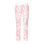 Natuurlijk Print Sweatpants Smilla Juvia , Pink , Dames