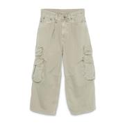 Cargo Multi Pocket Broek R13 , Green , Dames