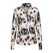 Overhemd met lange mouwen, effen kleur &Co Woman , Multicolor , Dames