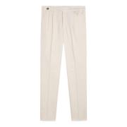 Regular Fit Broek Brunello Cucinelli , White , Heren