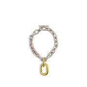 Metalen Ketting in Zilverkleur Paco Rabanne , Gray , Dames