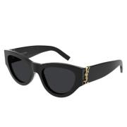 Glamour acetaat zonnebril met onbreekbare lenzen Saint Laurent , Black...