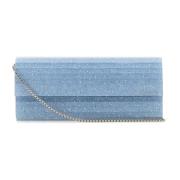 Stijlvolle Acryl Clutch Tas Jimmy Choo , Blue , Dames