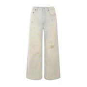 Wijde Pijp Distressed Denim Jeans Acne Studios , Blue , Dames