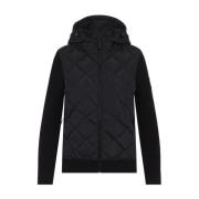 Gewatteerde Gebreide Hoody in Zwart Canada Goose , Black , Dames