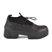 Leren en Andere Vezels Sneakers Vic Matié , Black , Dames