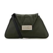 Militair Groene Nylon Schoudertas MM6 Maison Margiela , Green , Dames