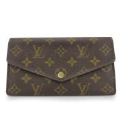 Pre-owned Canvas wallets Louis Vuitton Vintage , Brown , Dames