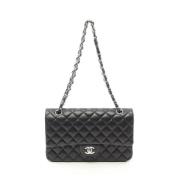 Pre-owned Leather chanel-bags Chanel Vintage , Black , Dames