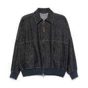 Stijlvolle donsjacks voor bovenkleding Brunello Cucinelli , Blue , Dam...