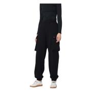 Zwarte cargo sweatpants Bizuu , Black , Dames