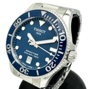 Pre-owned Metal watches Tissot Pre-Owned , Blue , Heren