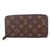 Pre-owned Canvas wallets Louis Vuitton Vintage , Brown , Dames