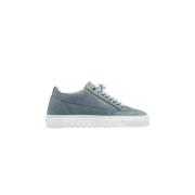 Blauwe Originale Sneaker Luxe Comfort Mason Garments , Blue , Heren