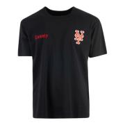 Zwarte Nymes Stijlvolle Shirt Marcelo Burlon , Black , Heren