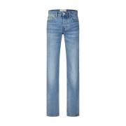 Classic Straight Leg Jeans Ami Paris , Blue , Heren