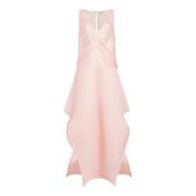 Zijden Sweetheart Neckline Jurk Zachtroze Khaite , Pink , Dames