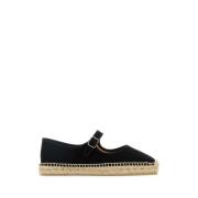 Zwarte Canvas Espadrilles Castañer , Black , Dames