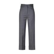 Wollen Gestreepte Broek Mina Nine In The Morning , Gray , Dames