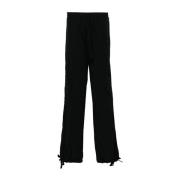 Zwarte Slim Fit Broek Msgm , Black , Heren