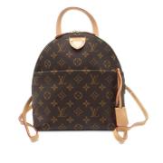 Pre-owned Canvas backpacks Louis Vuitton Vintage , Brown , Dames