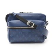 Pre-owned Leather louis-vuitton-bags Louis Vuitton Vintage , Blue , Da...