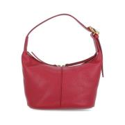 Rode leren handtas met verstelbare handvat Coccinelle , Red , Dames