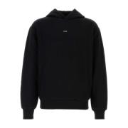 Zwarte Katoenen Sweatshirt A.p.c. , Black , Heren