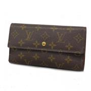 Pre-owned Canvas wallets Louis Vuitton Vintage , Brown , Unisex