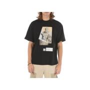 Voorprint Katoenen T-shirt Neil Barrett , Black , Heren