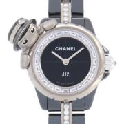 Pre-owned Fabric watches Chanel Vintage , Black , Dames