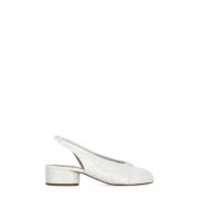 Witte Slingback met Tabi Teen Maison Margiela , White , Dames