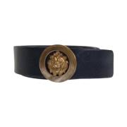 Pre-owned Leather belts Chanel Vintage , Black , Dames