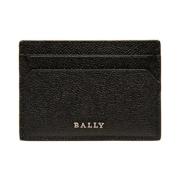 Leren kaarthouder Bally , Black , Heren