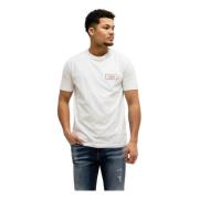 5D F015 Jersey T-Shirt Heren Wit Iceberg , White , Heren