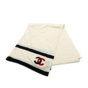 Pre-owned Cashmere scarves Chanel Vintage , White , Dames