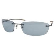 Pre-owned Glass sunglasses Gucci Vintage , Blue , Dames