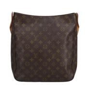 Pre-owned Canvas handbags Louis Vuitton Vintage , Brown , Dames