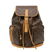 Pre-owned Canvas backpacks Louis Vuitton Vintage , Brown , Heren