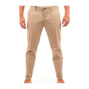 Beige Chino Broek voor Heren 40Weft , Beige , Heren