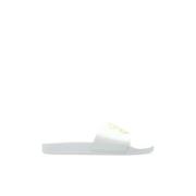 Rubber slides Pool Balenciaga , White , Heren